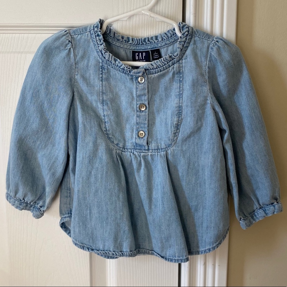 Gap 2T Denim Top